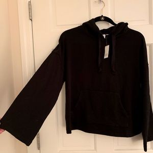 NWT! Soft Modal Black Hoodie Sweatshirt